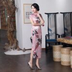 Robe Chinoise Longue Fendue