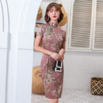 Robe Traditionnelle Chinoise Rose