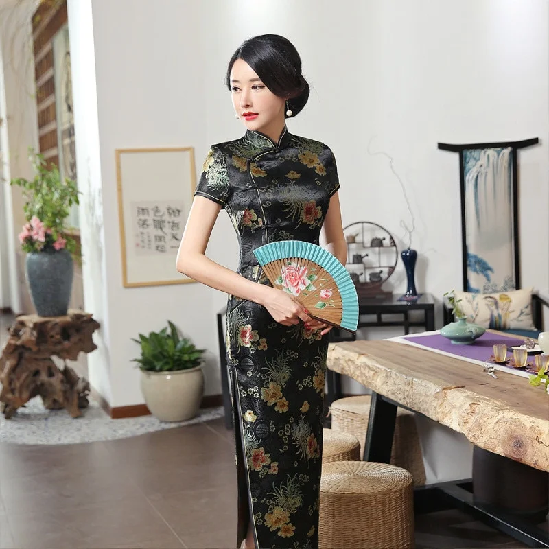 Robe De Soirée Chinoise Longue