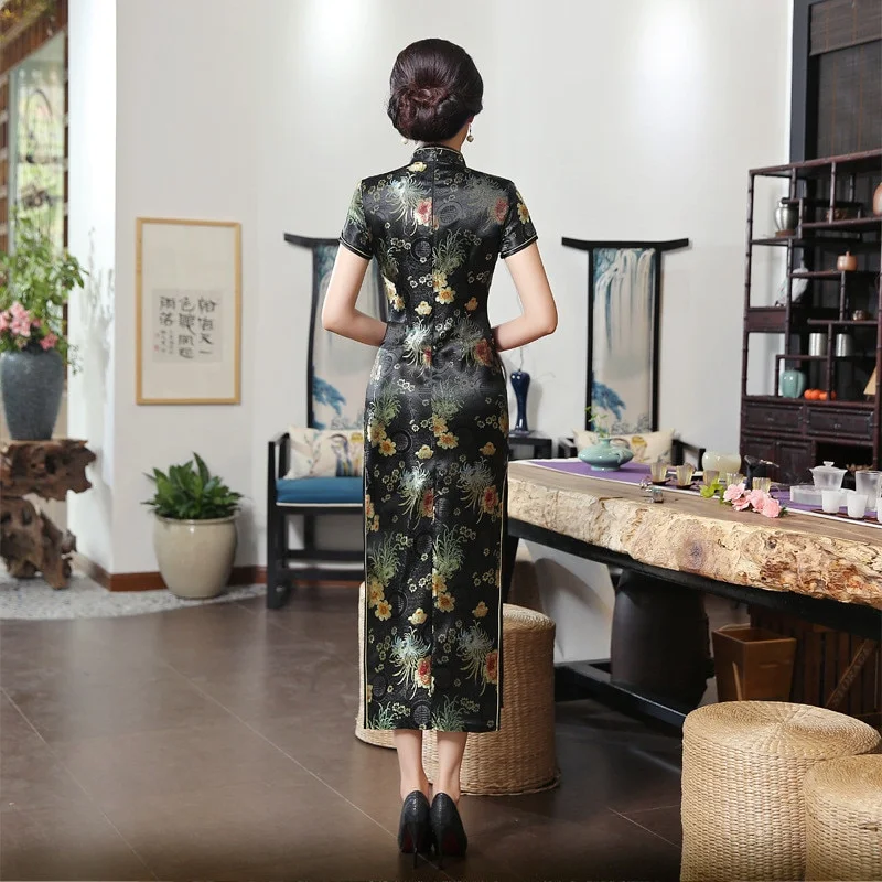 Robe De Soirée Chinoise Longue