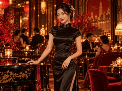 Robe chinoise pour une soirée de gala